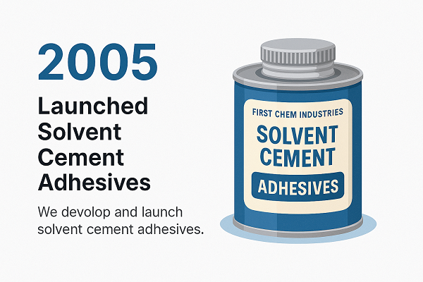 Launched Solvent Cement Adhesives